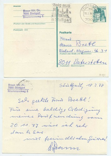 71262 ganzsache 121 - p,