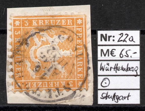Württemberg briefstück - ad,