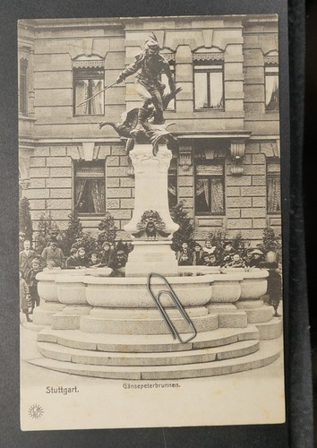 Postkarte stuttgart 1905 - postkarte,