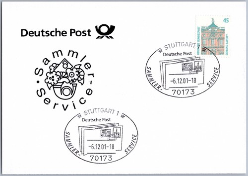 Sonderstempel stuttgart 2001 - sonderstempel,