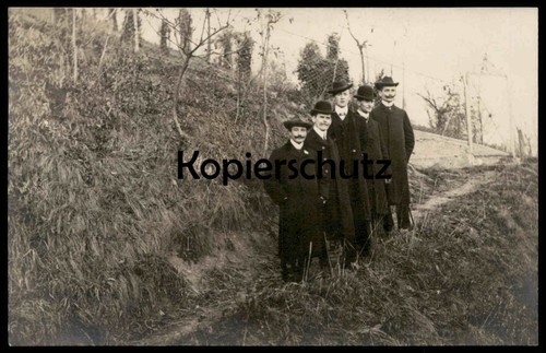 Alte foto postkarte fünf - alte,