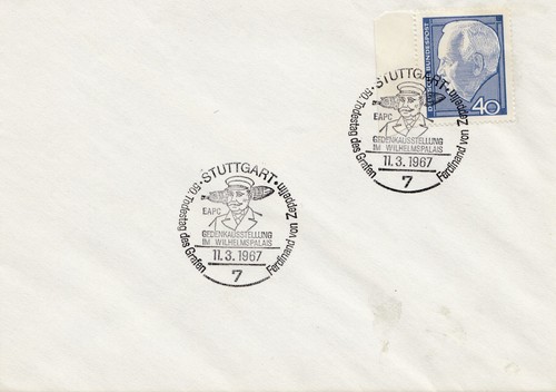 1967 sonderstempel stuttgart - 1967:,