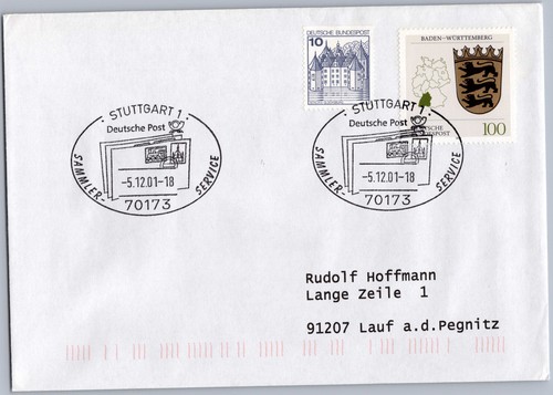Sonderstempel stuttgart 2001 - sonderstempel,
