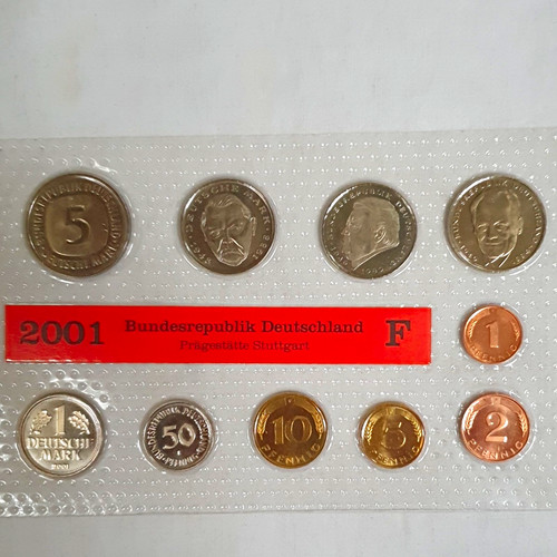 Brd kursmünzensatz 2001 - brd,