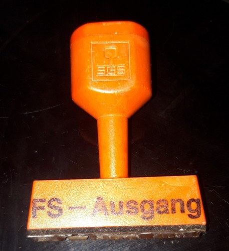 Alter stempel ausgang von - alter, stempel.fs-ausgang