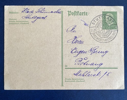 Ganzsache sonderstempel - ganzsache,