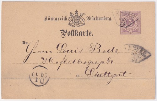 Württemberg ganzsache - 5,