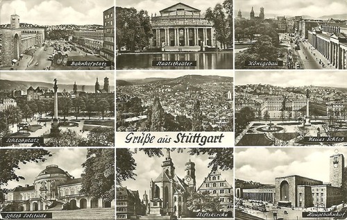 Stuttgart hauptbahnhof - ak,