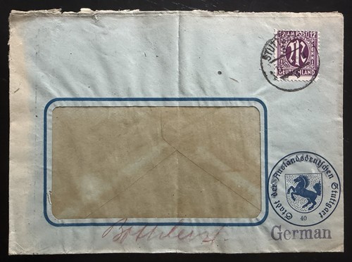 Post 12 pf - pf, stuttgart