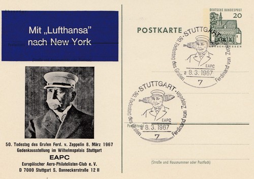 1967 sonderstempel stuttgart - 1967:,