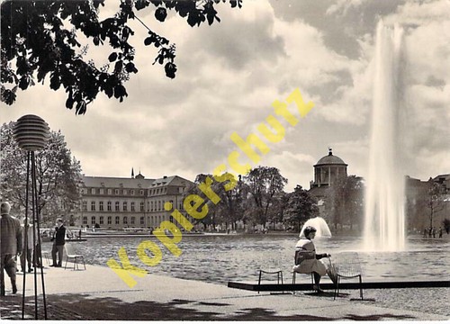 Stuttgart schloß mit - schloß,