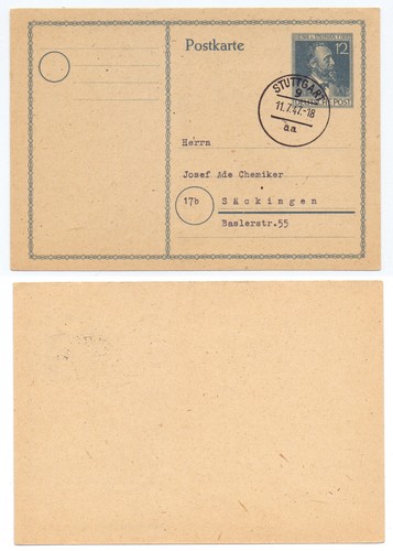 101874 ganzsache 965 - p,