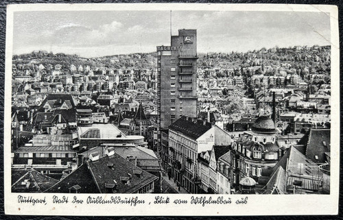 Stuttgart ansicht mit - ak,