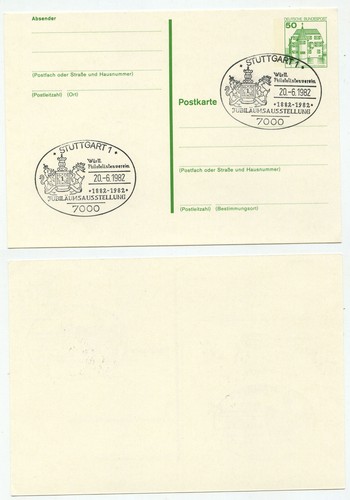 22785 sonderstempel württ - 22785, sonderstempel: