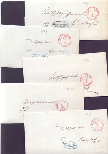 Falt briefe 1868 1870 je - 1868,