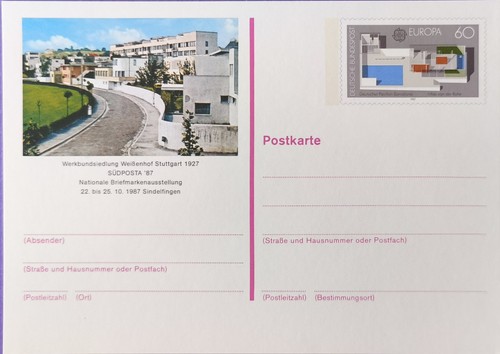 Brd ganzsache postkarte - ganzsache,