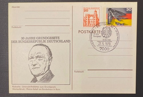 Bund postkarte jahre - bund, 30